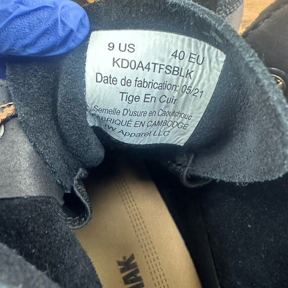 Kodiak Women's Bootie Lace Up Atlin Power Heel Suede Leather Black size … - Picture 6 of 15